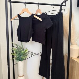 Black Women's Pants & Jumpsuit Set